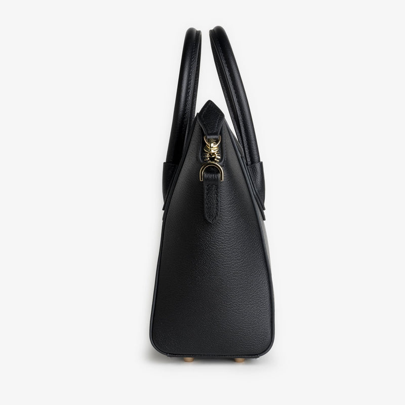Karakoram2 Australia Holy Grail Womens black mini handbag elegant tote pebbled leather